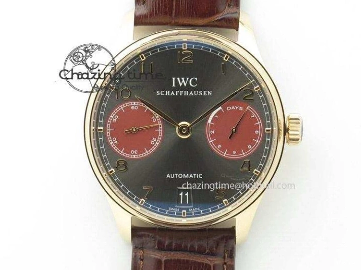 MIROTIME 0322 Sustainable Portuguese IW545408 White Dial ZF 1:1 Best Edition On Dark Blue Leather Strap 7335